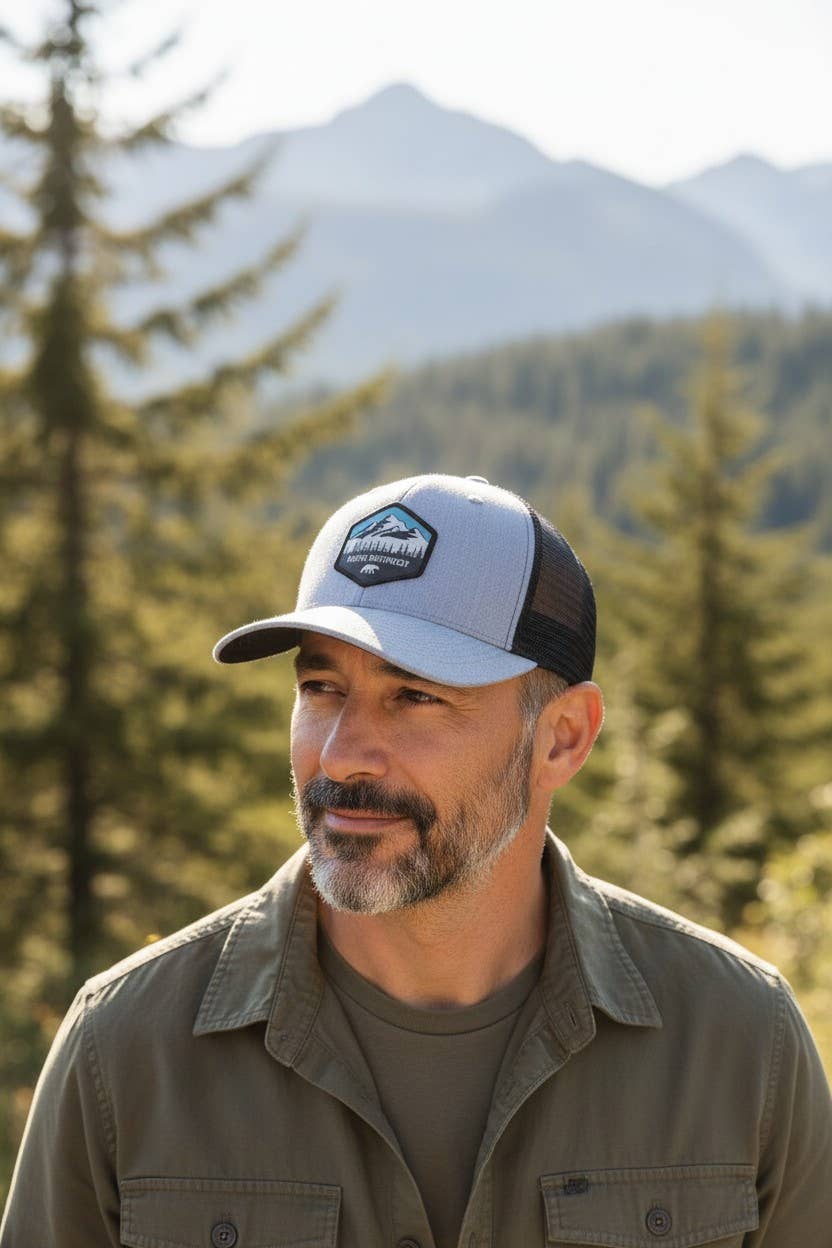 PNW Apparel – wholesale Truckerkeps – Unisex – Pacific Northwest Trucker-mössa med12