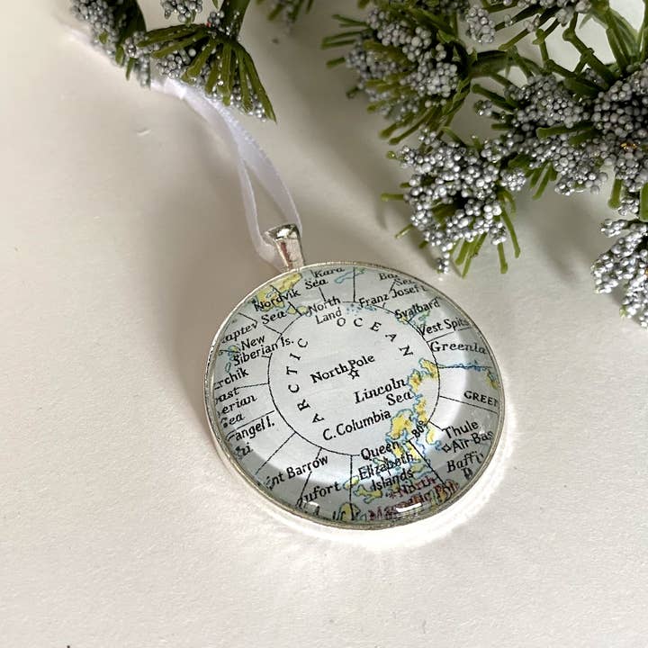 Ornament: North Pole for wholesale by Tanner Glass