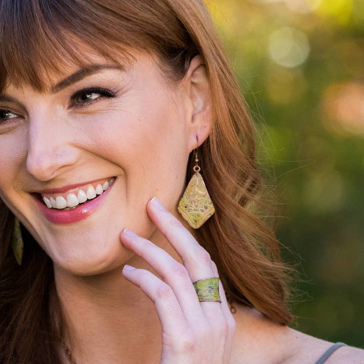 Anju Jewelry - Wholesale Jewelry Set - Copper Patina Bracelet and Earring Prepack with Display22