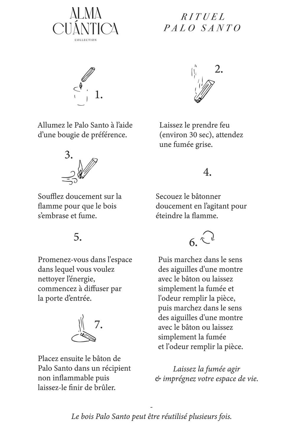 ALMA CUÁNTICA COLLECTION - Wholesale Wierook - Set wierookstokjes witte salie en palo santo2