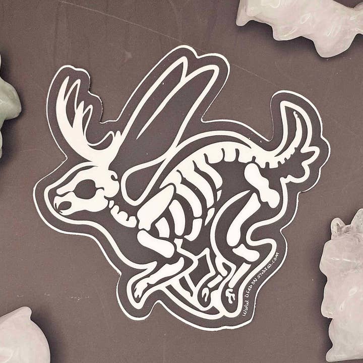 Jackalope Skellie for wholesale by DeadOn Studios