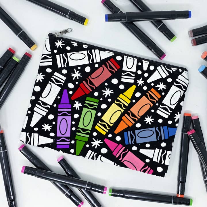 Colorea tu propio estuche de lápices para venta al por mayor de Coloring Your Own