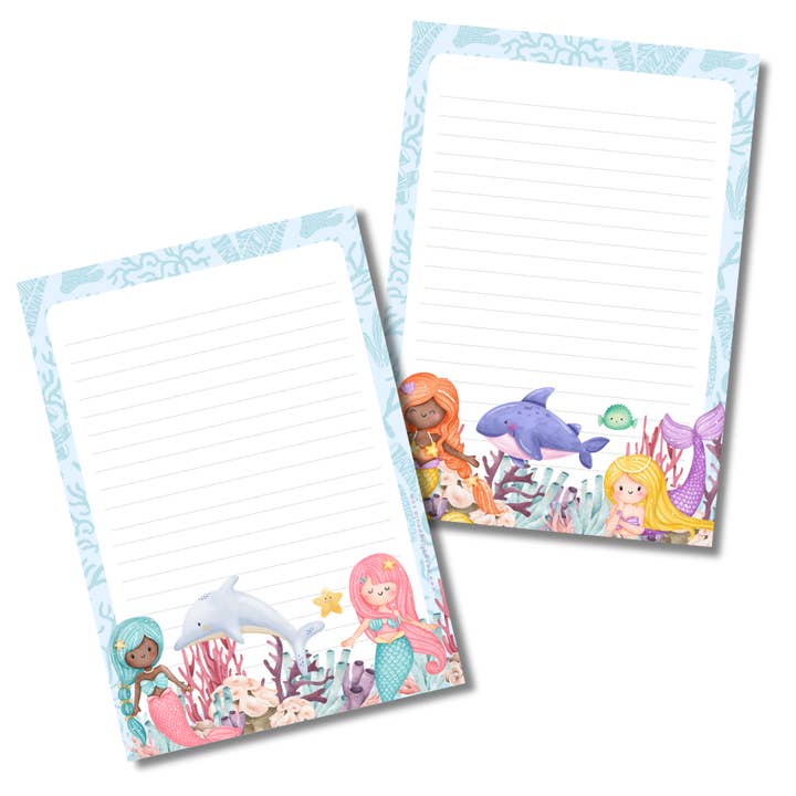 Mermaids- Letter Pad for wholesale by Penpaling Paula