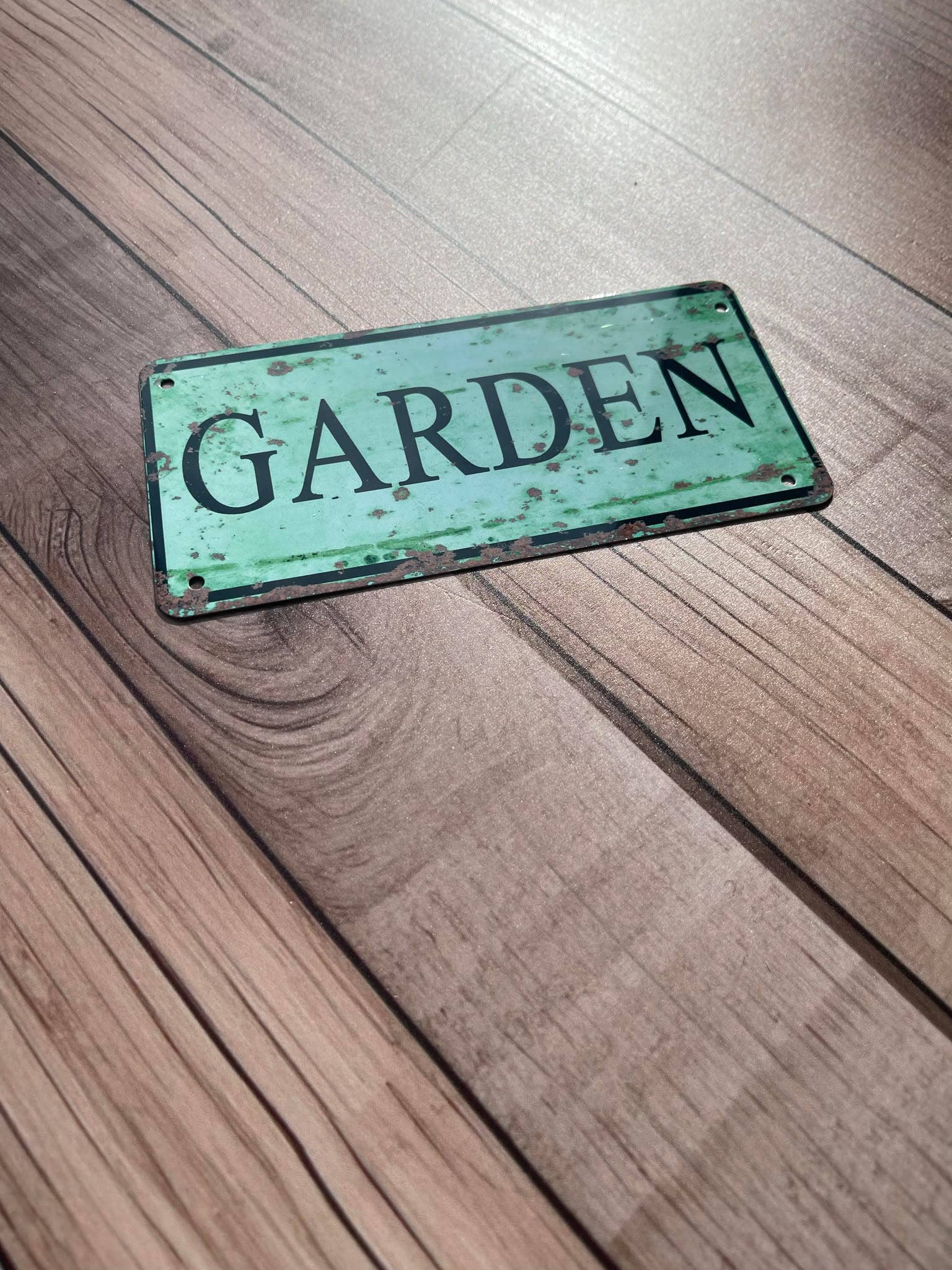 The British Metal Signs Company – wholesale Sign – Garden Door Sign - Metal Art Wall Sign5