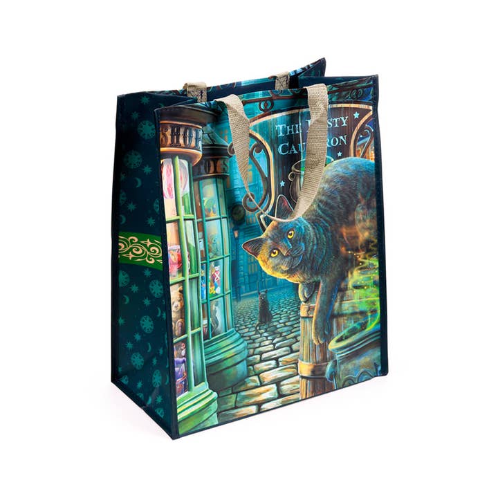 Puckator Ltd - Wholesale Grocery/Shopping Bag - Lisa Parker The Rusty Cauldron Cat Reusable Shopping Bag4