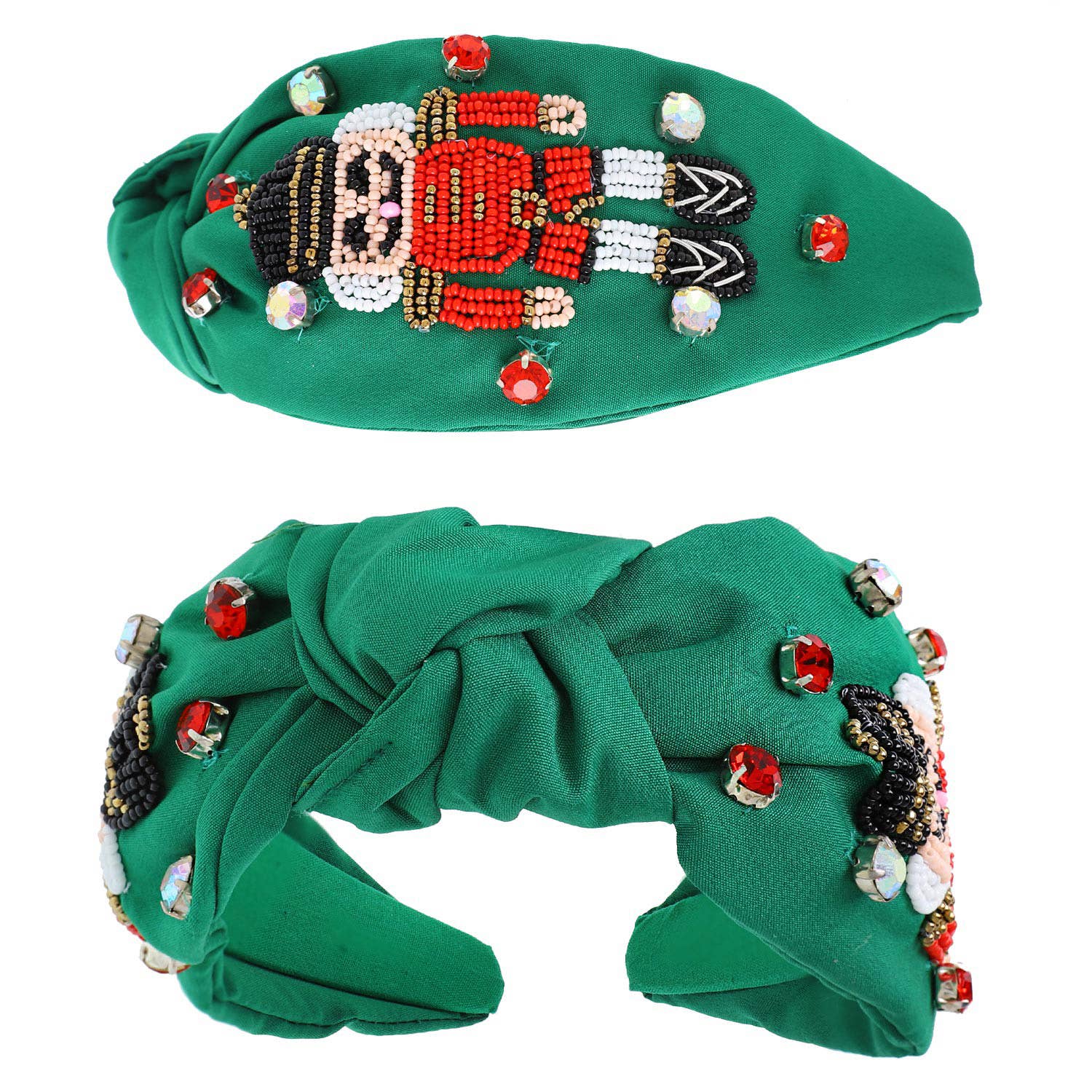 anbfashion - Wholesale Fashion Headband - Women's - NUTCRACKER JEWELED KNOTTED CHRISTMAS HEADBAND3