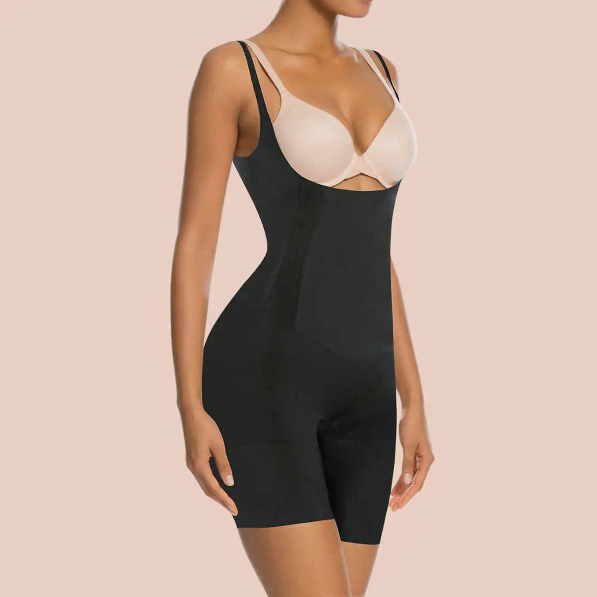 ShaperX Shapewear - Vente Sous-vêtements sculptants – femme - Combinaison Short Sculptante à Buste Ouvert Sans Coutures en Une Pièce SHAPERX2