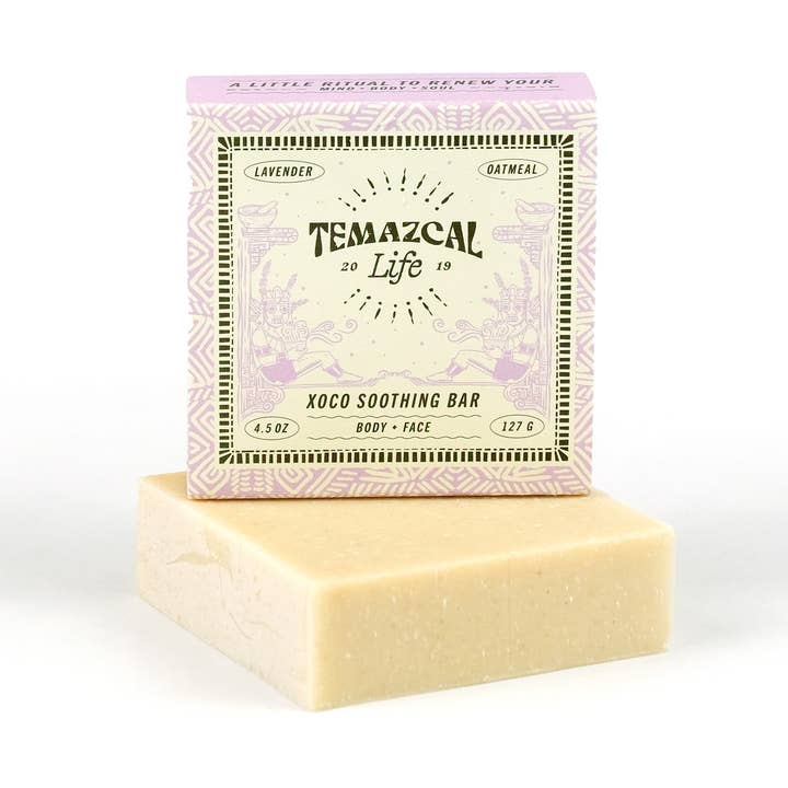 Sabonete Calmante Xoco | Lavanda e Aveia | 113 g por atacado de Temazcal Life®