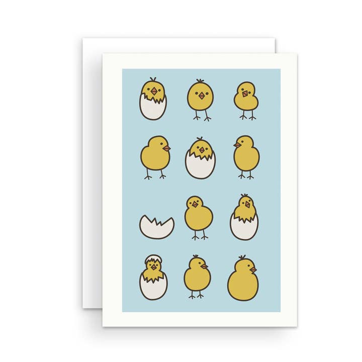 Cute Chicks Card for wholesale by The Handcrafted Story