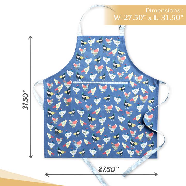 Maison d'Hermine - Design in Every Thread - Wholesale Apron - Apron 100% Cotton - Everyday Cooking - Picoti3