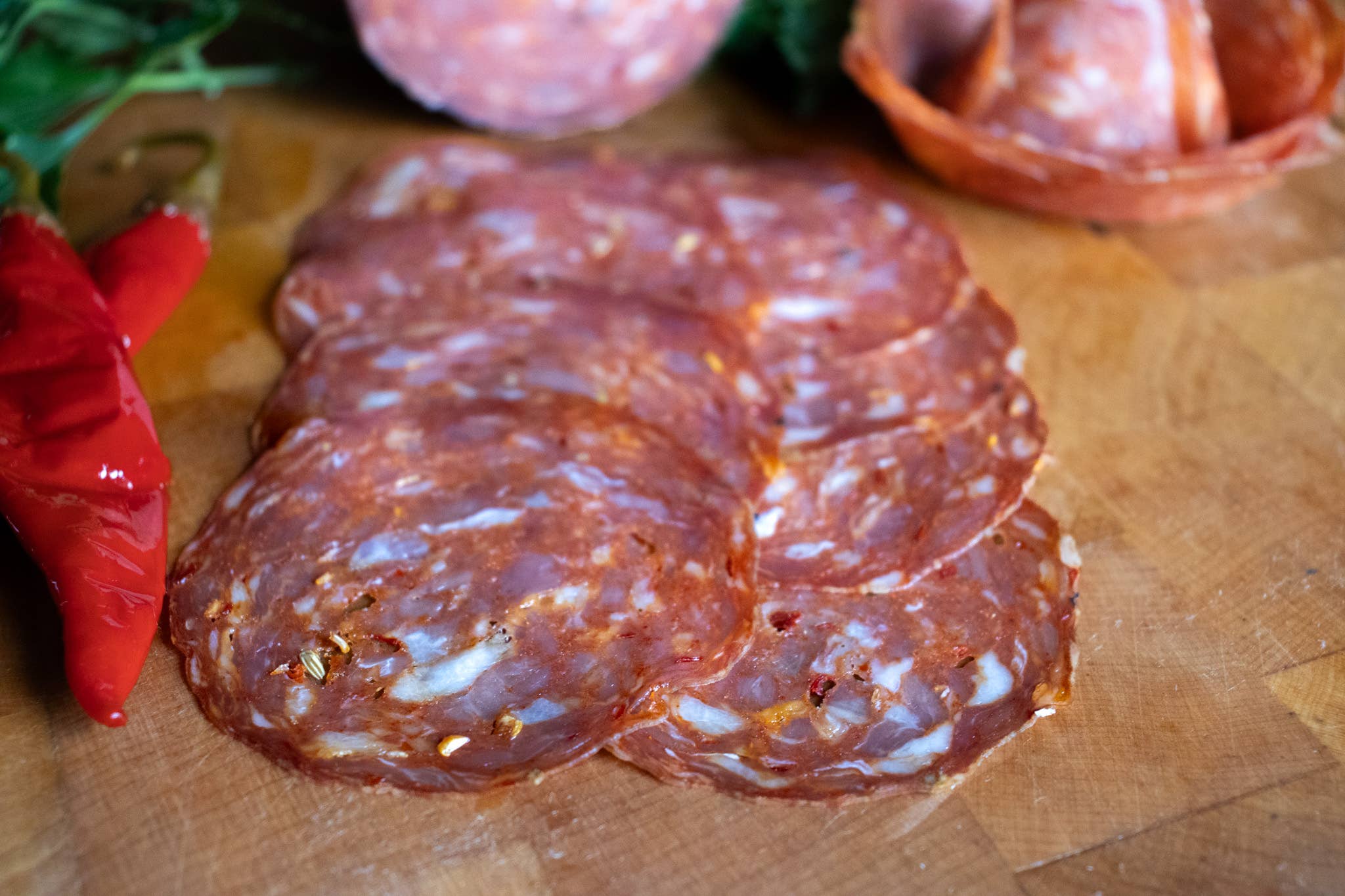 San Giuseppe Salami Co - Wholesale Salami - Deli Style Calabrese — Italian Hard Salami, 3Lb.1