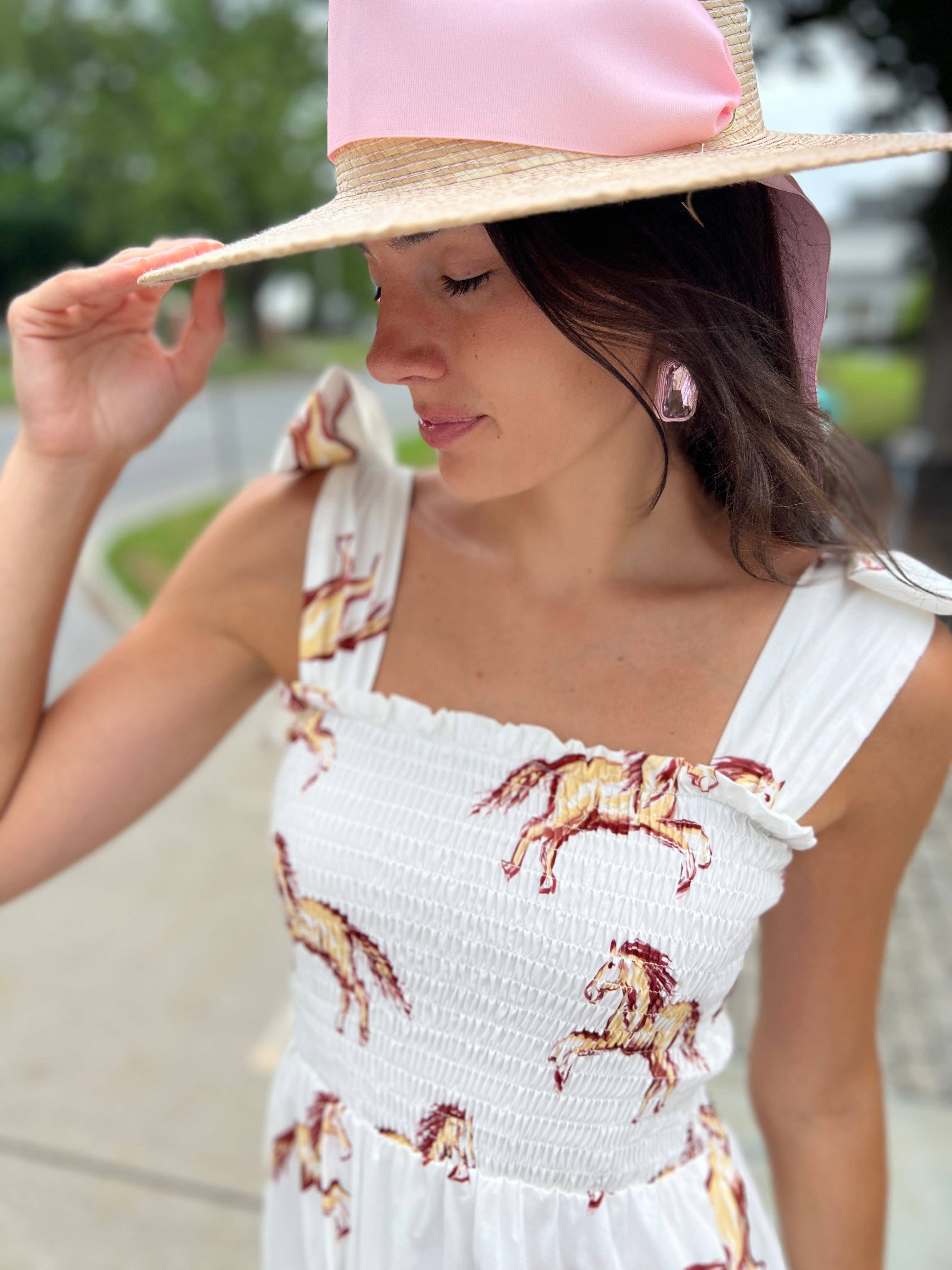 Kathleen Maeve - Wholesale Dress - Women's - Emma Bow Maxi Dress | Horses3