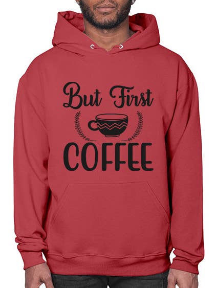 aber zuerst Kaffee 693# - Kaffee-Hoodie für den Großhandel von tshirt unlimited