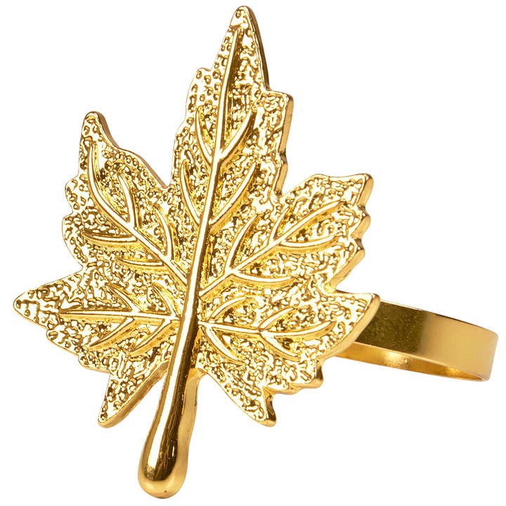 Primitives by Kathy - Wholesale Napkin Ring - Gold Leaf Napkin Ring