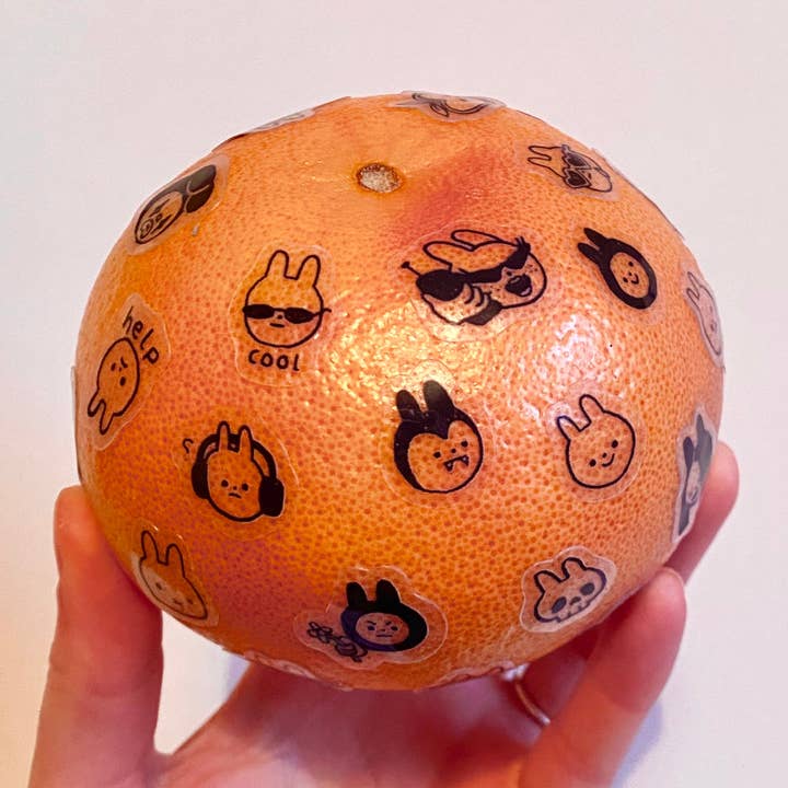 Clarice Tudor - Wholesale Sticker - Transparent Bunnies Sticker Sheet0