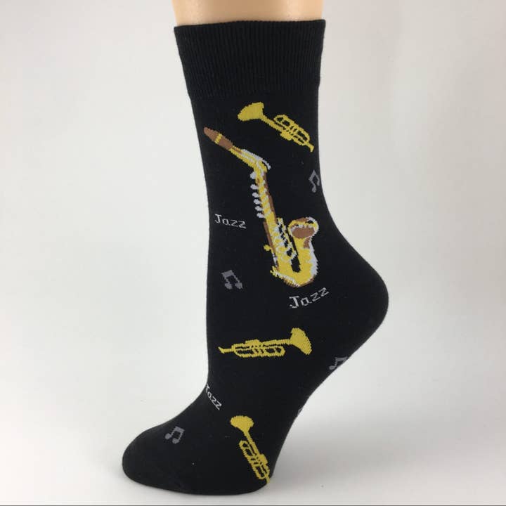 Jazz Music Socks for wholesale by SongLily