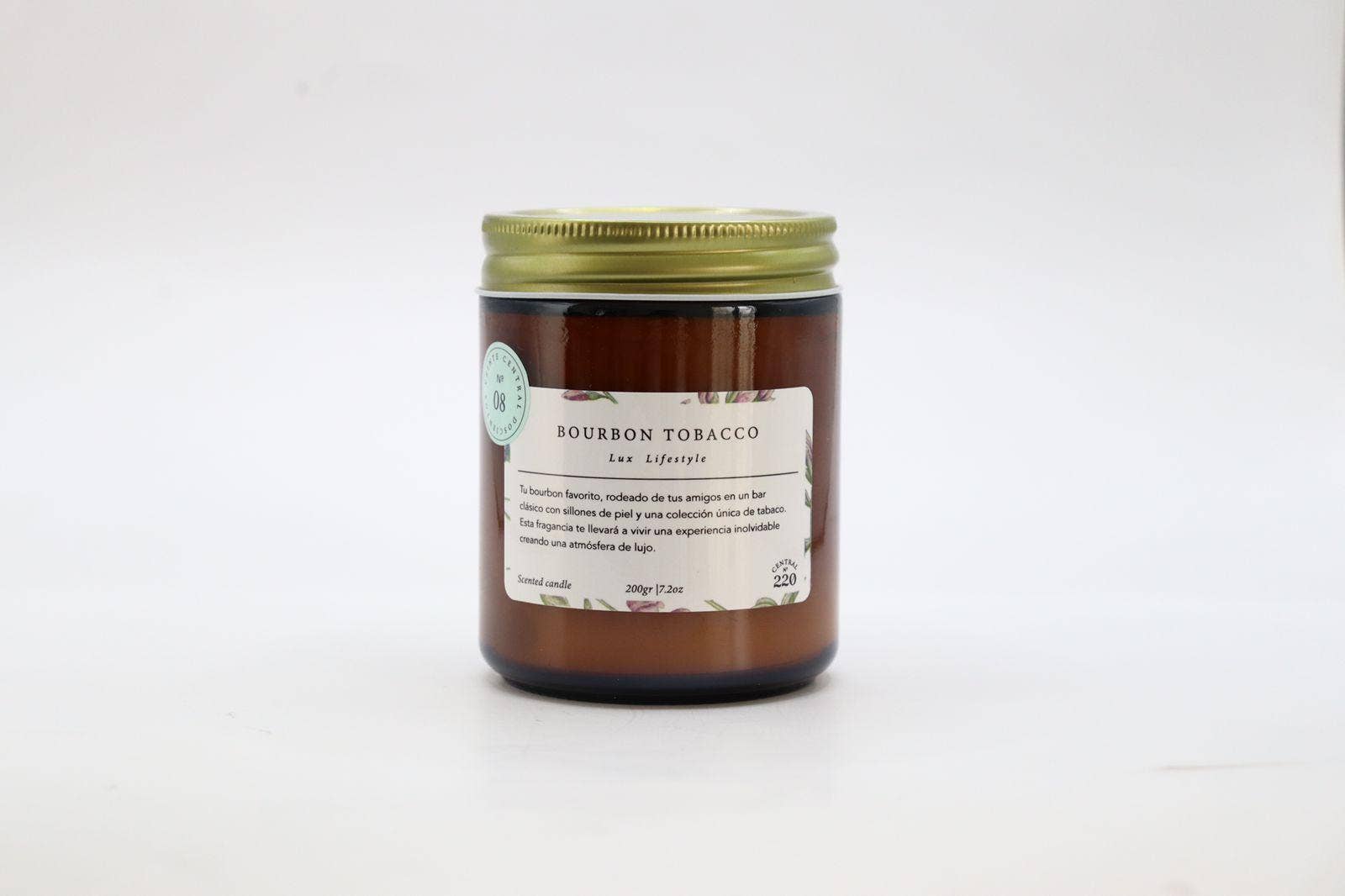 Central 220 - Wholesale Jar/Filled Candle - 08 | Empower |  Bourbon Tobacco | Scented Candle1