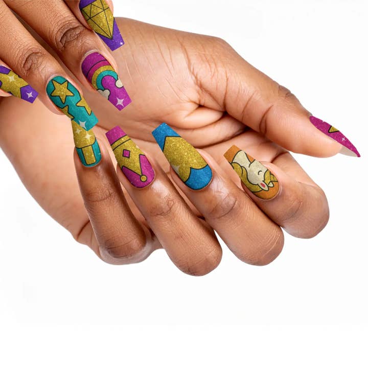 FYNE BODY - Wholesale Press-on/fake nails - Gleam & Beam Glitter Sparkle Press-On Nails34