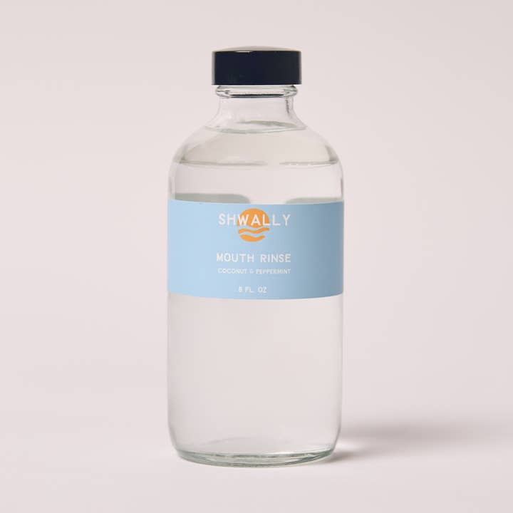 Shwally Peppermint Coconut Mouth Rinse 8OZ for wholesale by Shwally