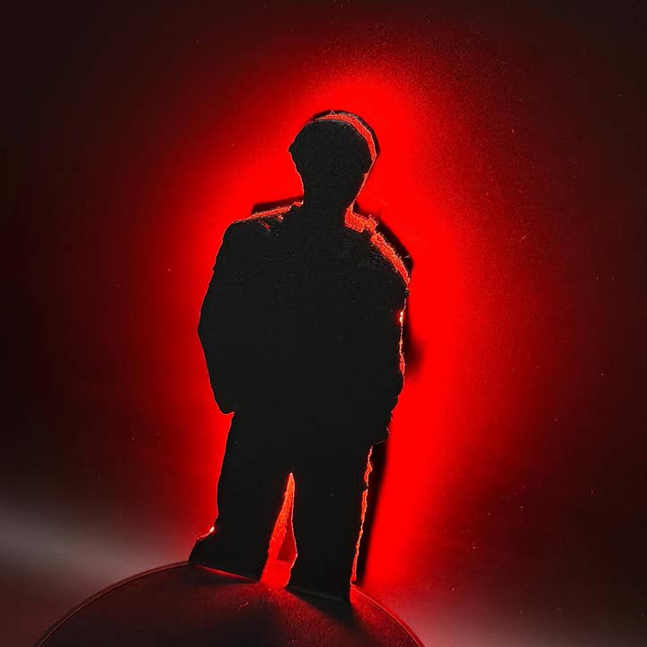 <3 Studio - Wholesale Accent/Desk Lamp - Bang Chan LED Silhouette Lamp: Color-Changing K-Pop Decor, Stray Kids Room Light, Fan Gift0