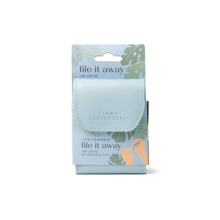 DM Merchandising - Wholesale Nailcare Set - Lemon Lavender File It Away Nail Care Kit