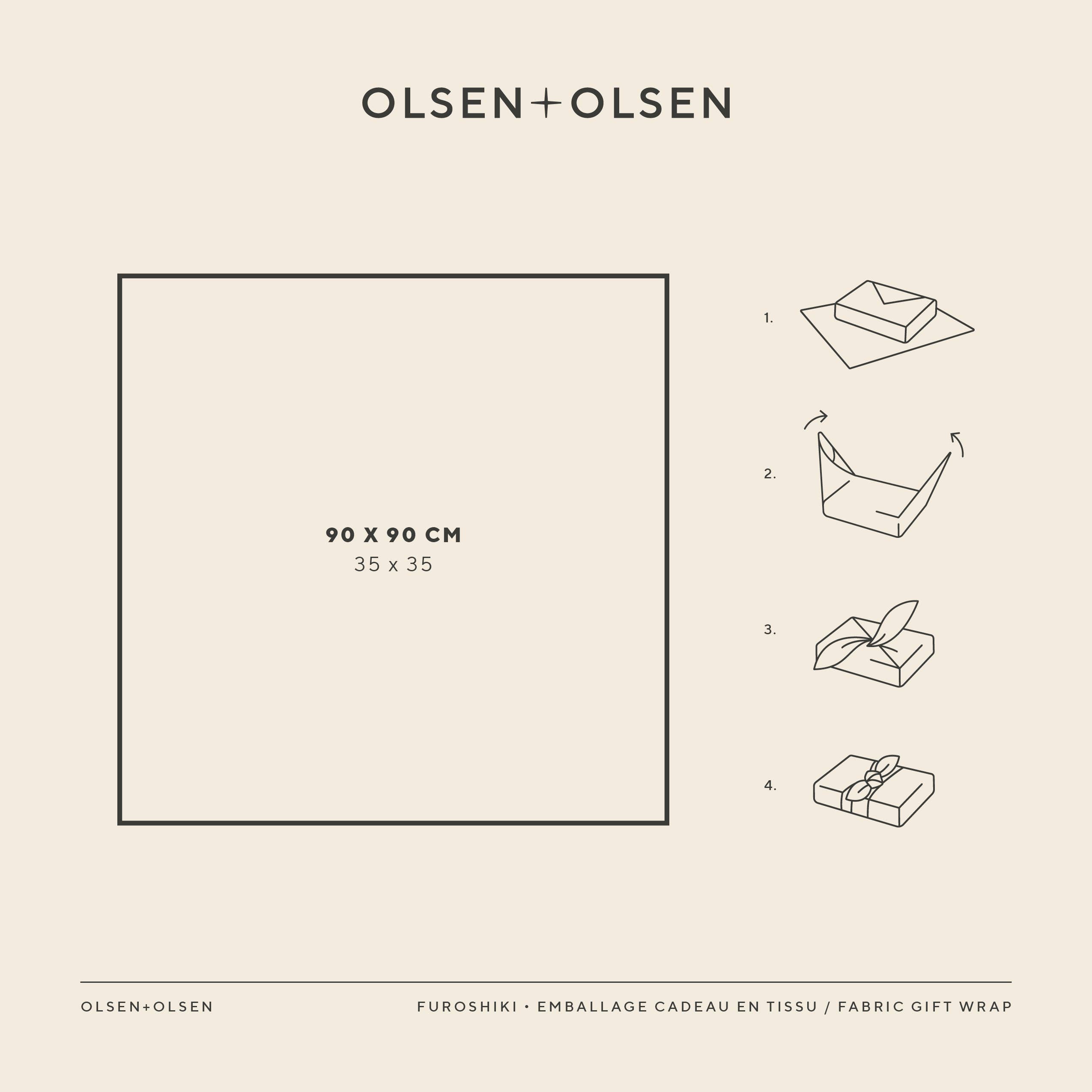 OLSEN+OLSEN - Wholesale Inpakpapier - Furoshiki - stoffen cadeaulap om duurzaam te wikkelen16