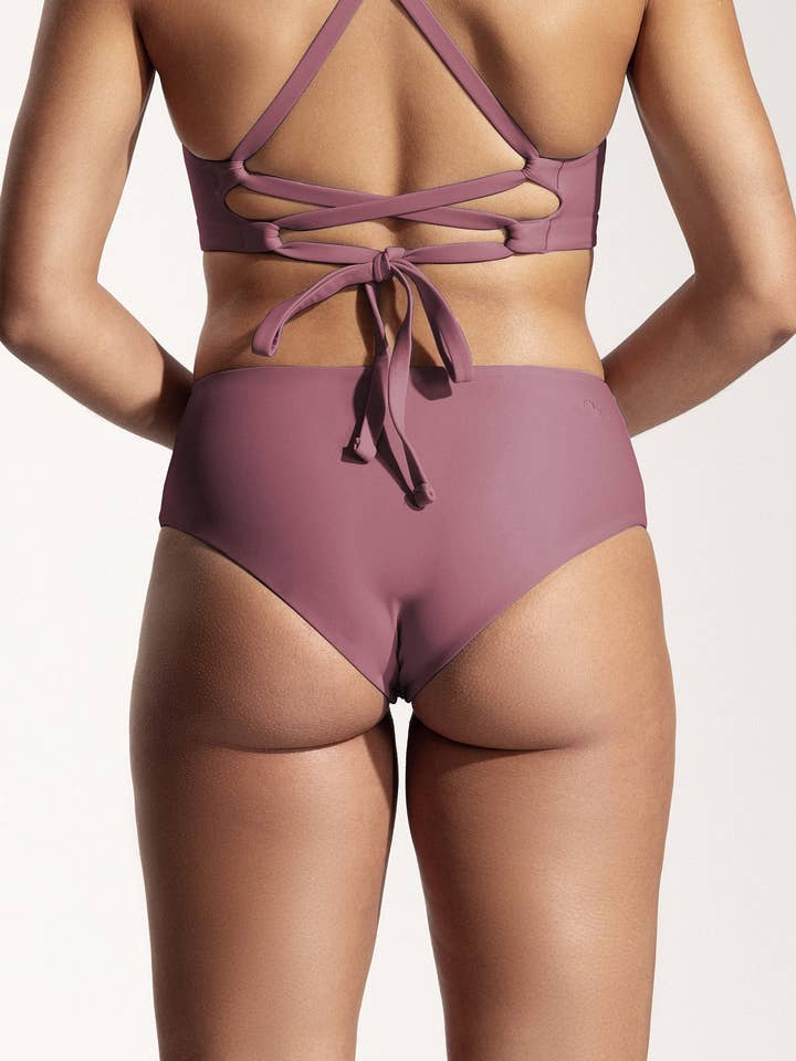 Oy surf – wholesale Bikiniunderdel - Dam – Surf bikinibyxor ”Fugu” i solnedgångslila2