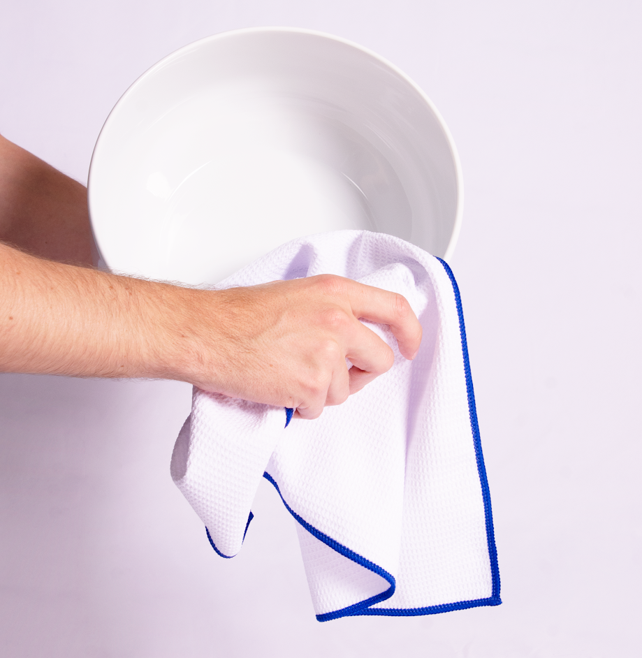 Mutyne - Venta al por mayor Paño de cocina - Juego de 10 paños de cocina de microfibra Oeko Tex Blue1