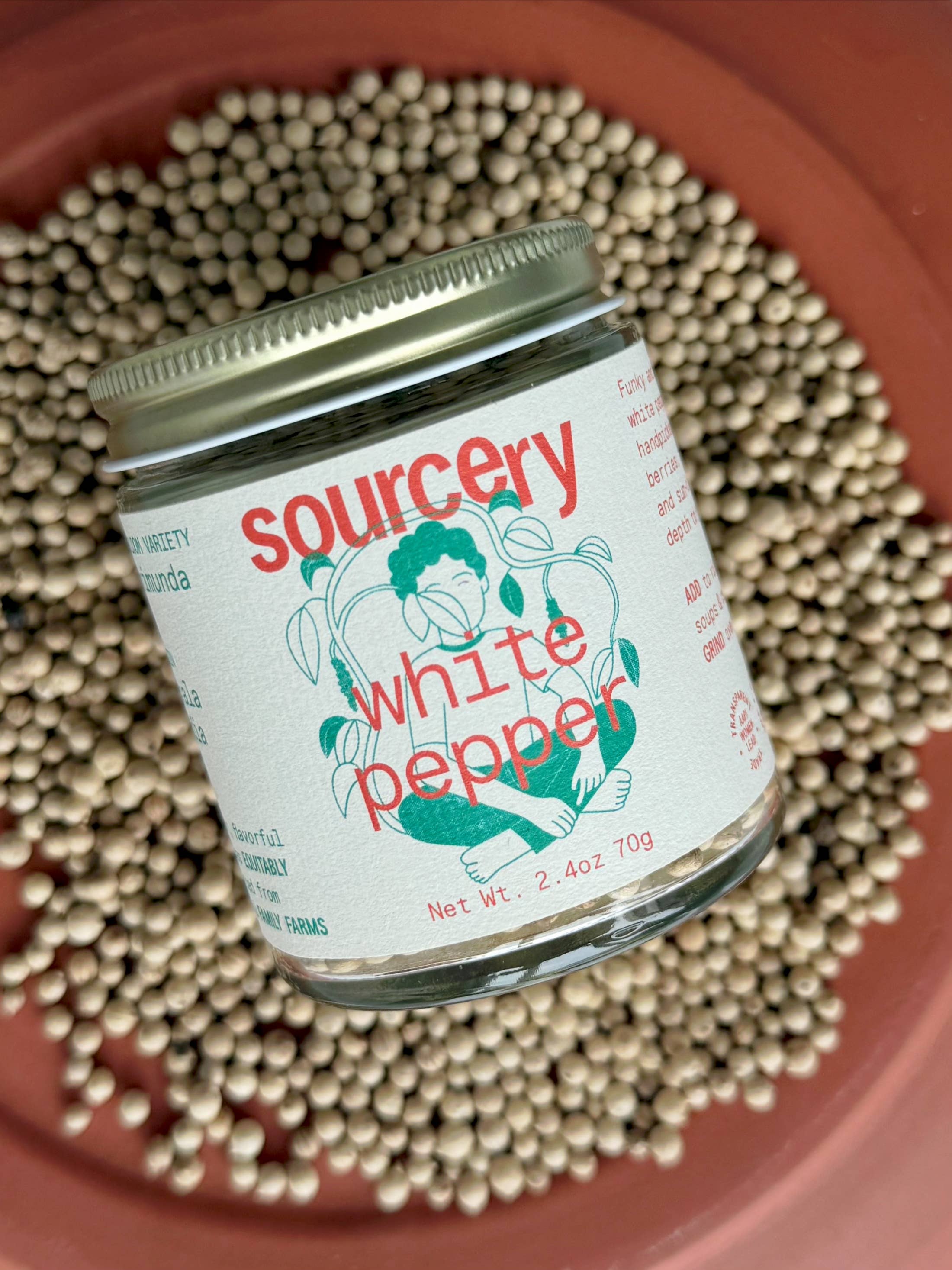 Sourcery - Wholesale Pepper/Peppercorns - Fermented White Pepper