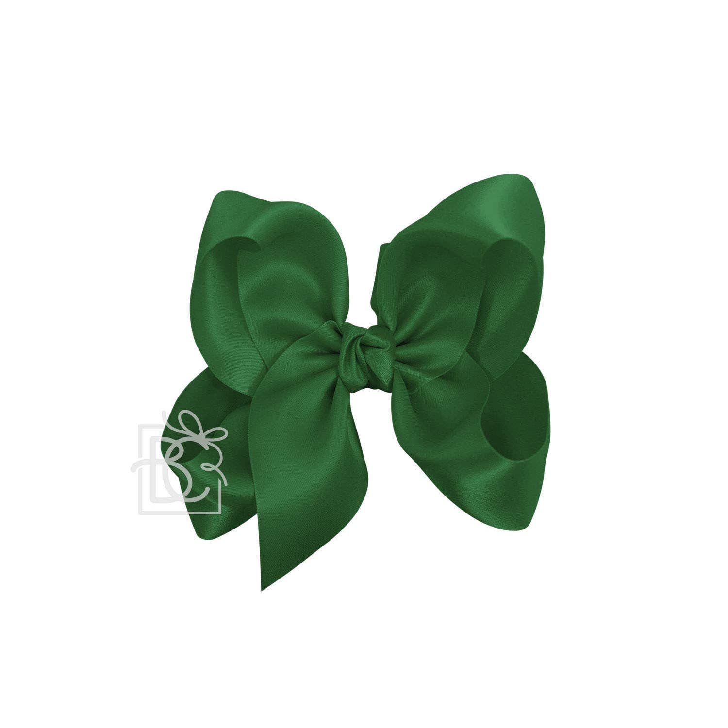 Beyond Creations, LLC - Wholesale Hair Bow - Kids - SATIN BOW ON CLIP131