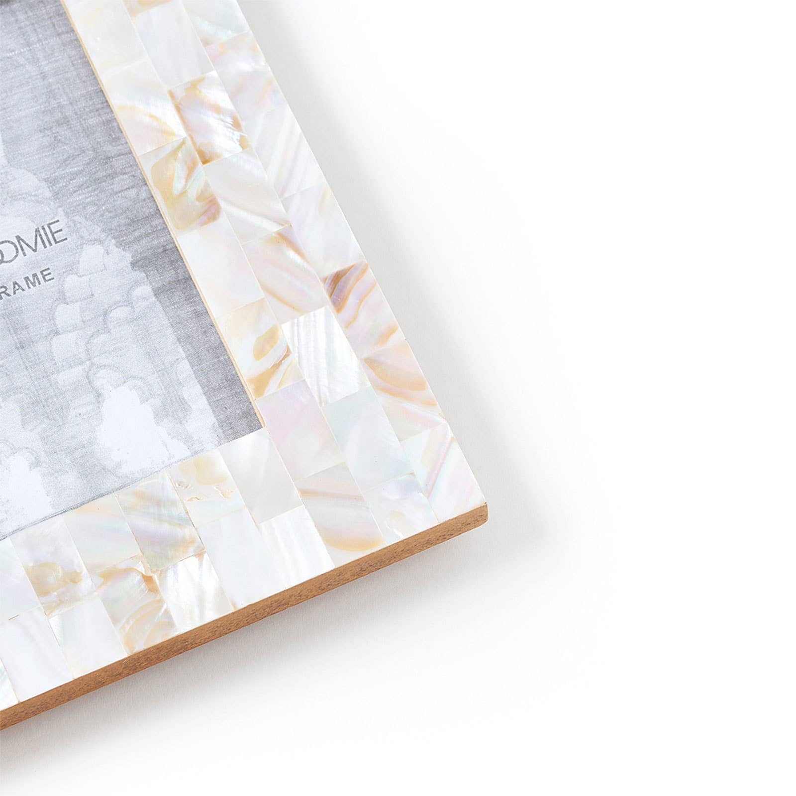 Matr Boomie Fair Trade - Wholesale Picture Frame - Chitra 4x6 Mother of Pearl Picture Frame - Hand Carved1