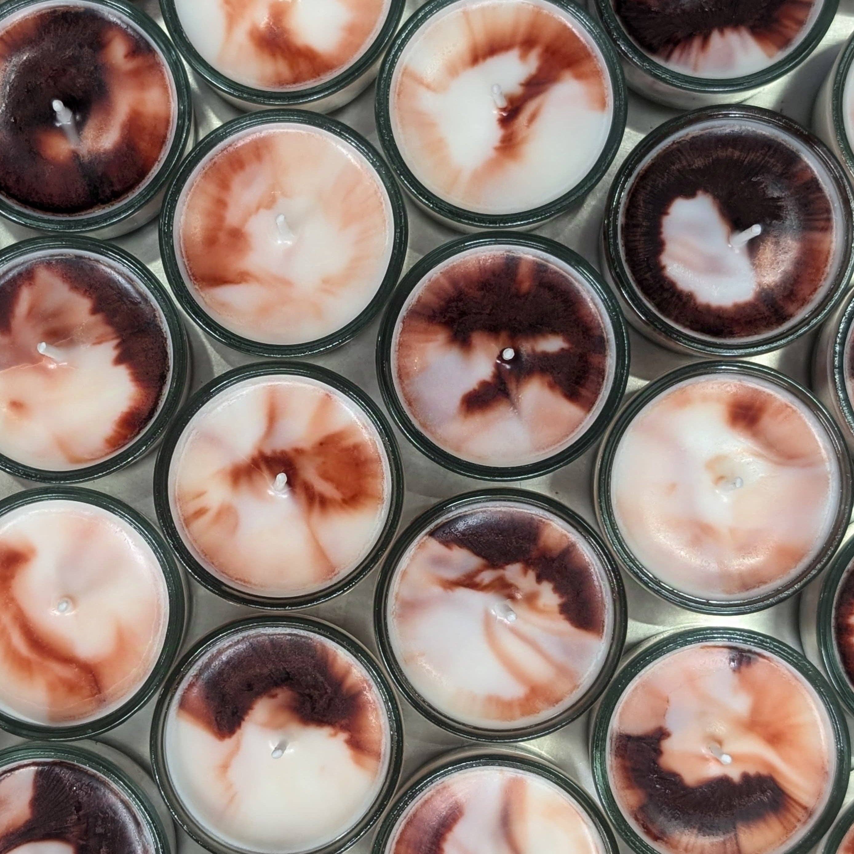 mysoy‎® Duftkerzen-Manufaktur - Vendita all'ingrosso Candele a lumino - Set di 3 lumini effetto fatti a mano | Tester di candele profumate3