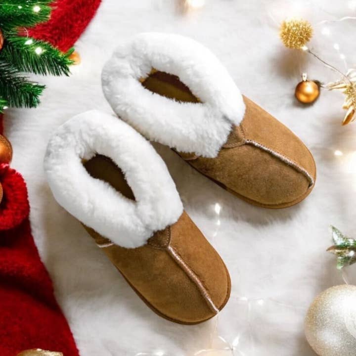 Pantoffels van schapenvacht voor wholesale door Sunshine Cowhides