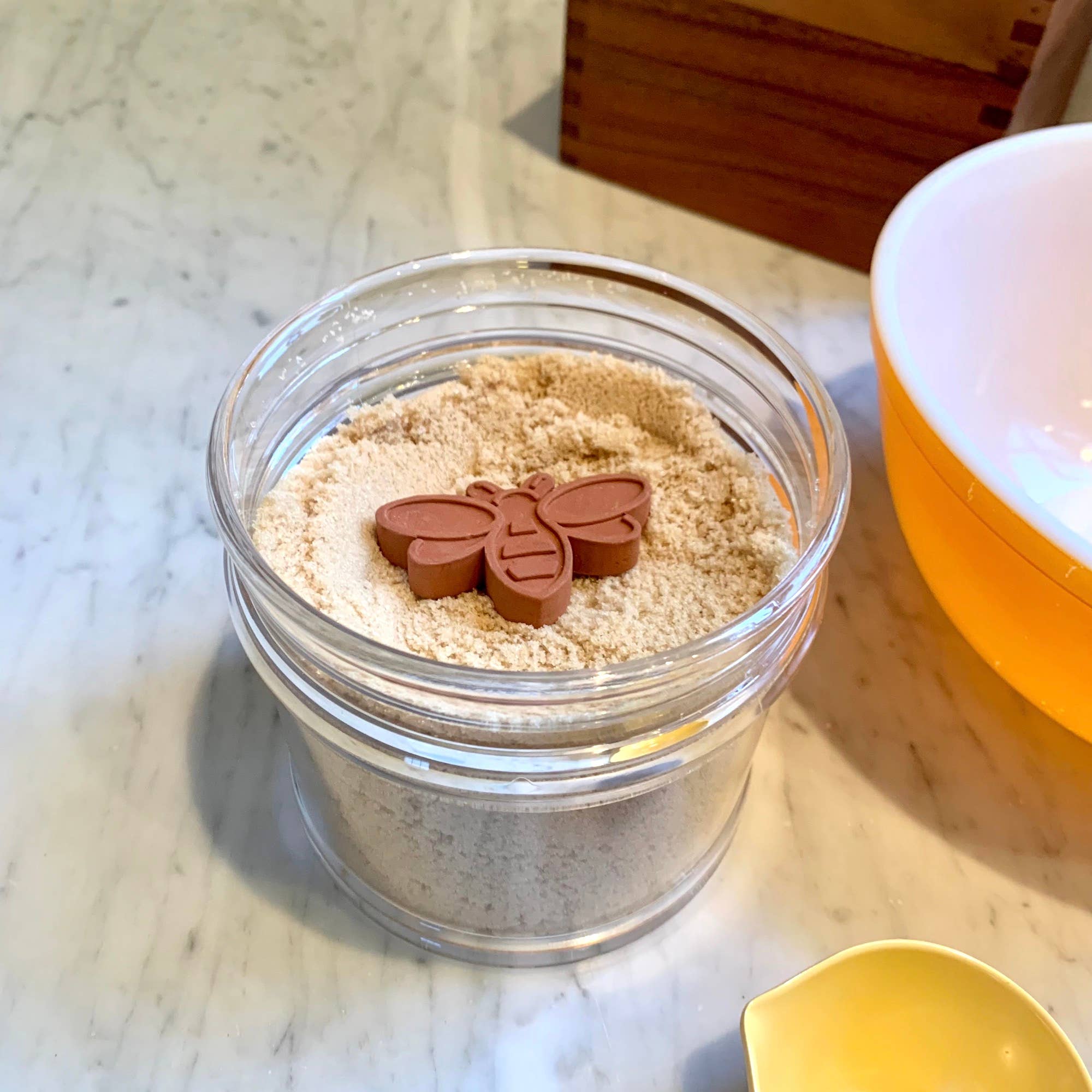 Fox Run Brands - Wholesale Kitchen Tool/Gadget - Fox Run Bee Sugar Keeper, Set of 2, 2.5" x 2" x 0.4"2