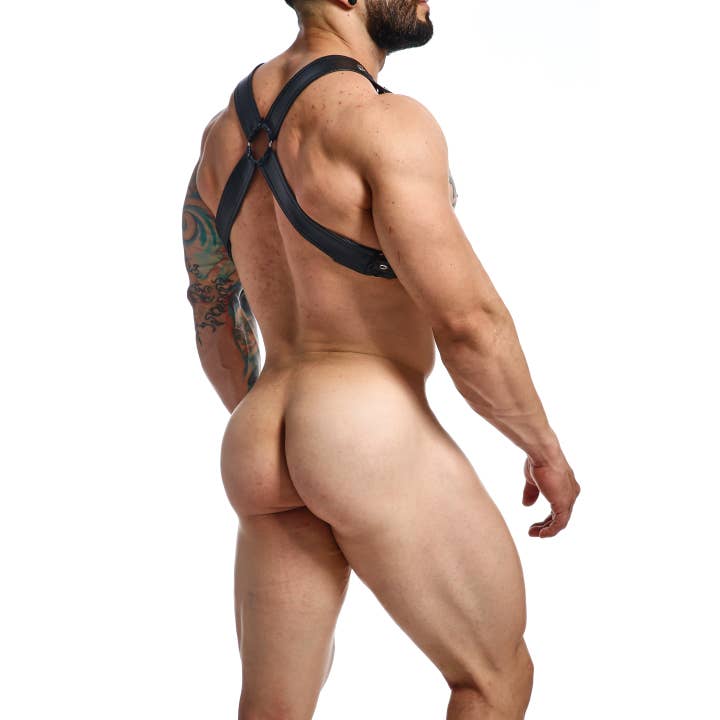 Malebasics Underwear - Wholesale Sex Toy - DNGEON Classic Cross Harness By MOB 8