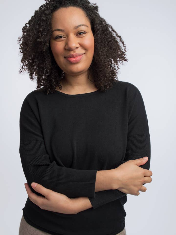 Black Loose Jumper for wholesale on Faire7