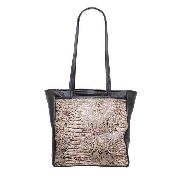 Leather Tote Bag TT7.2-01 for wholesale by Hip Bag Company