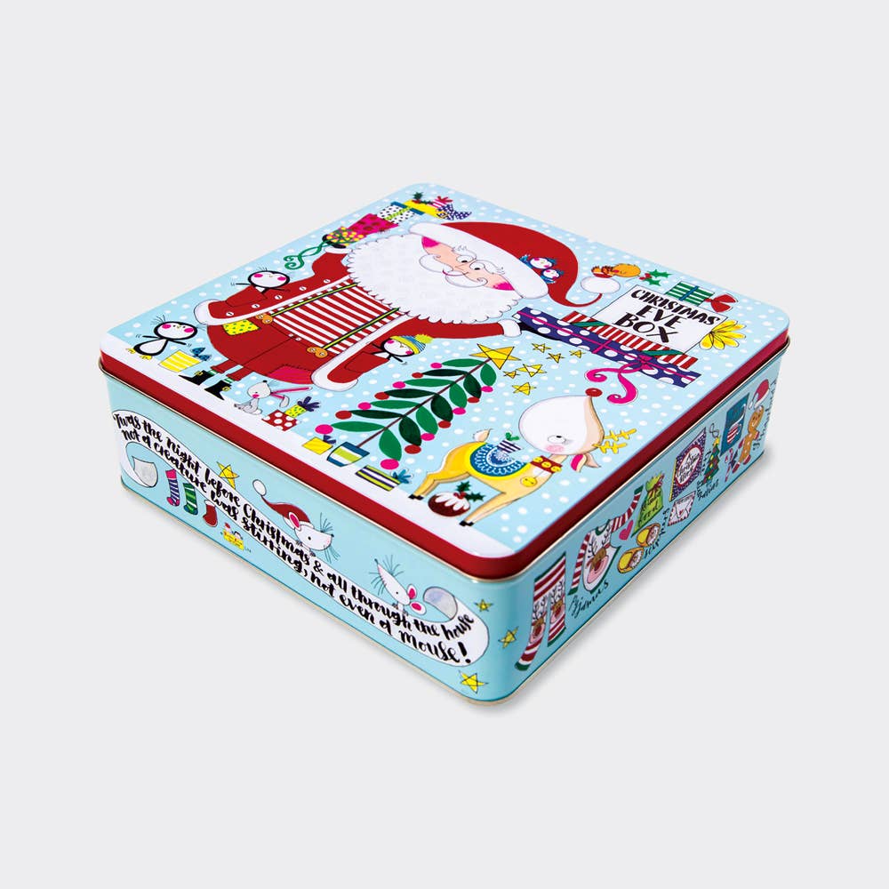 Rachel Ellen Designs – wholesale Christmas decoration – Large Keepsake Tin - Christmas Eve Box