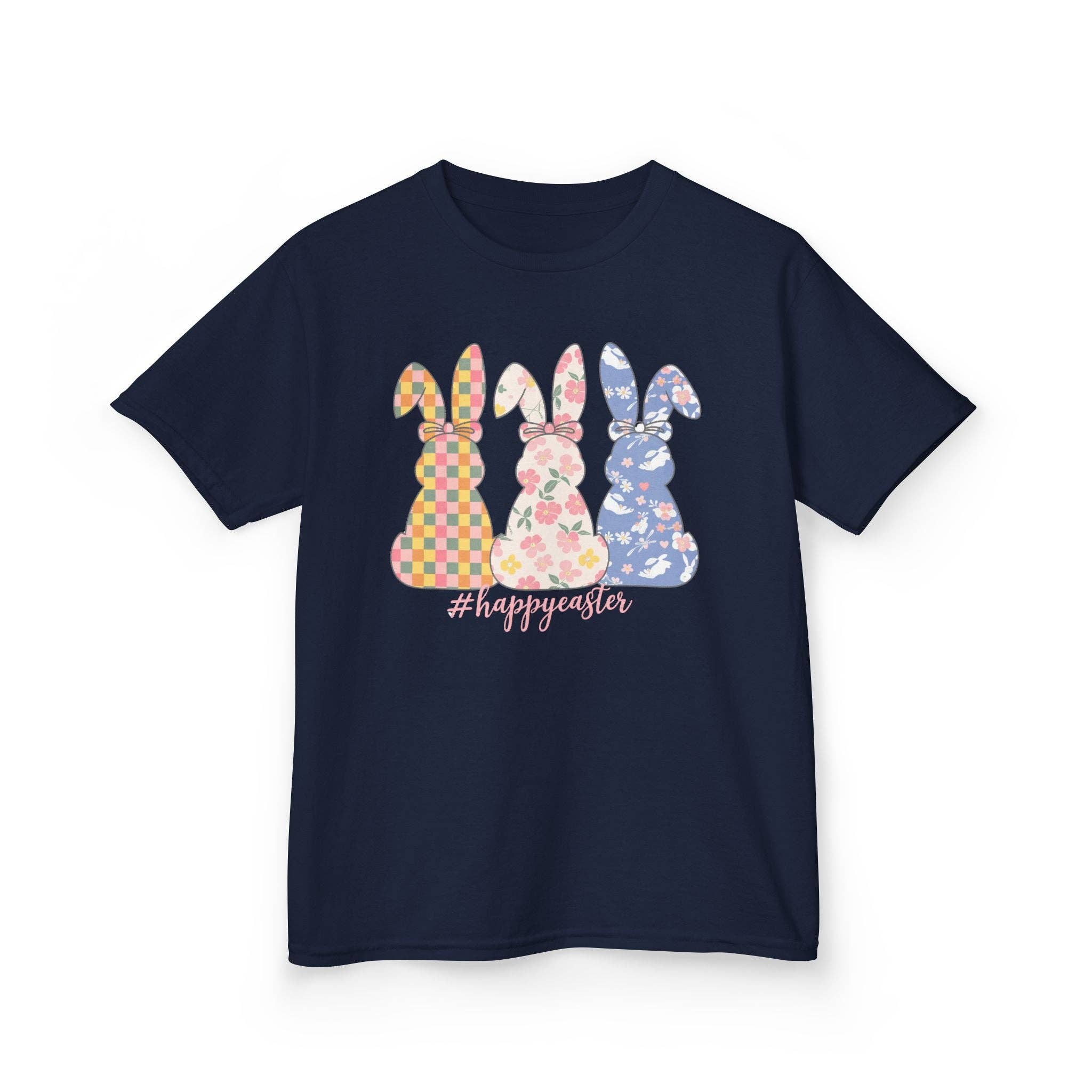 M2B Designs - Wholesale Screen Printed T-Shirt - Kids - Happy Easter Bunny Youth Tee0
