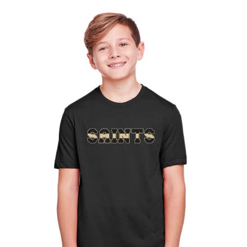 Camiseta Saints Youth Performance para venta al por mayor de WHEREable Art, LLC