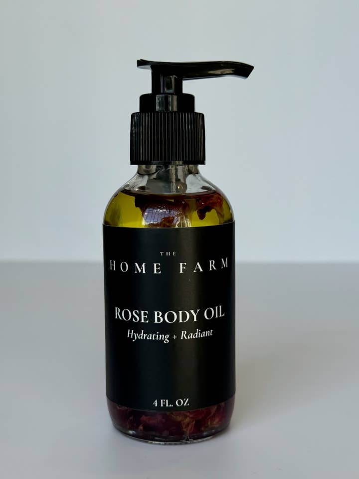Rose Body Oil for wholesale by The Home Farm