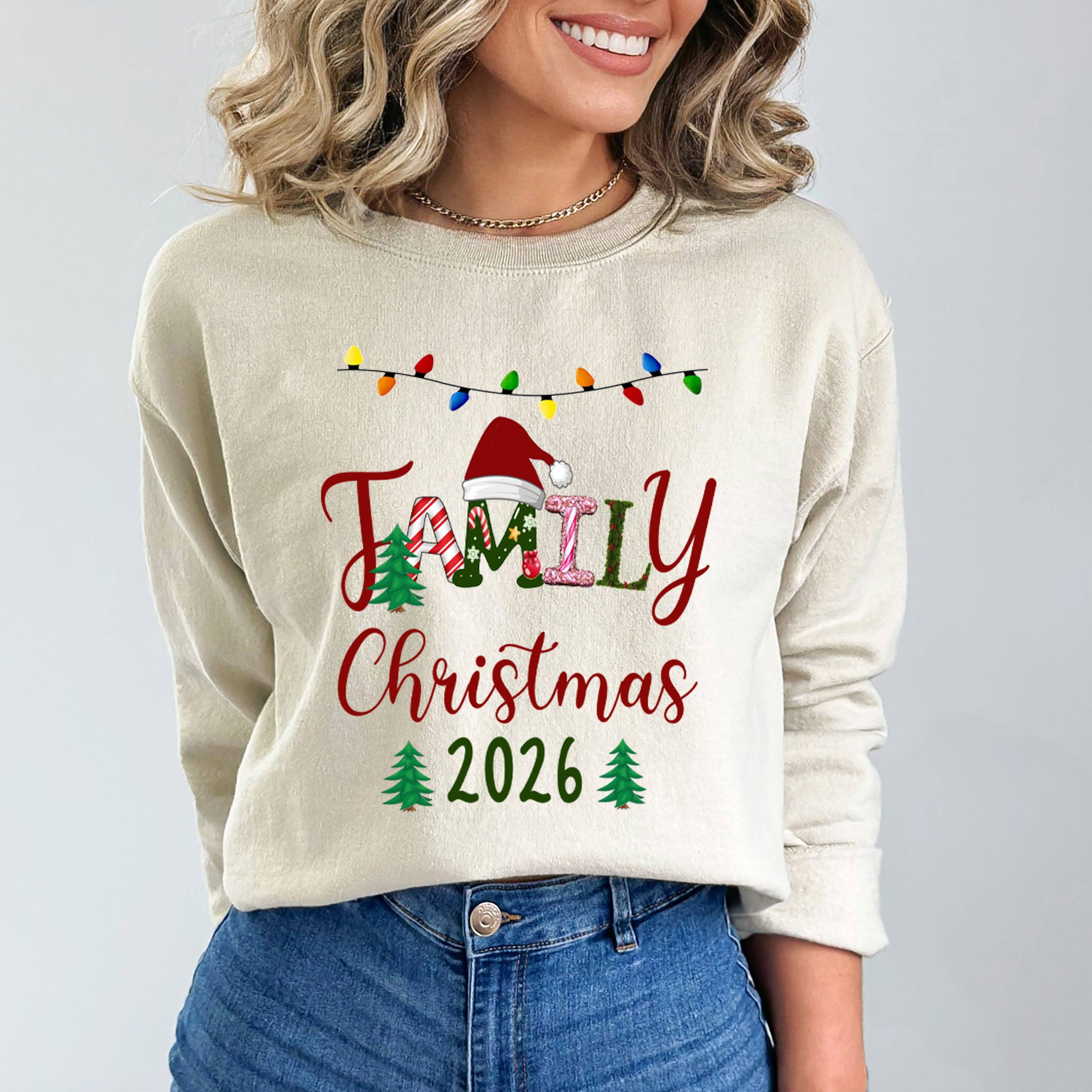 LA Shirt Company - Wholesale Graphic Sweatshirt - Women's - Family Christmas 2026 - Sweatshirt & Hoodie4