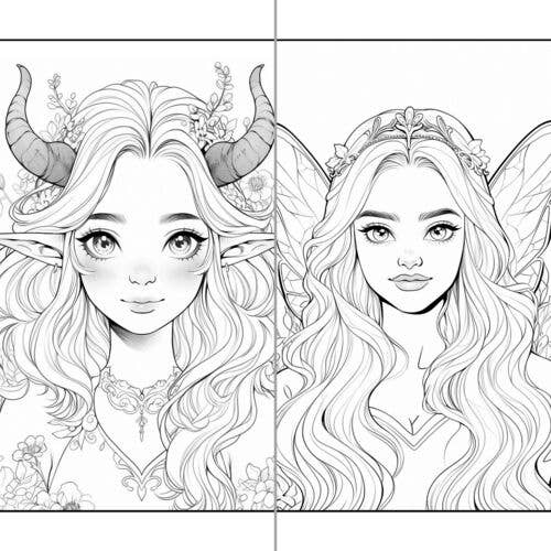 ColorFall Editions – Großhandel Mal- & Aktivitätsbuch – Erwachsene – Malbuch für Erwachsene: Walddämonen6