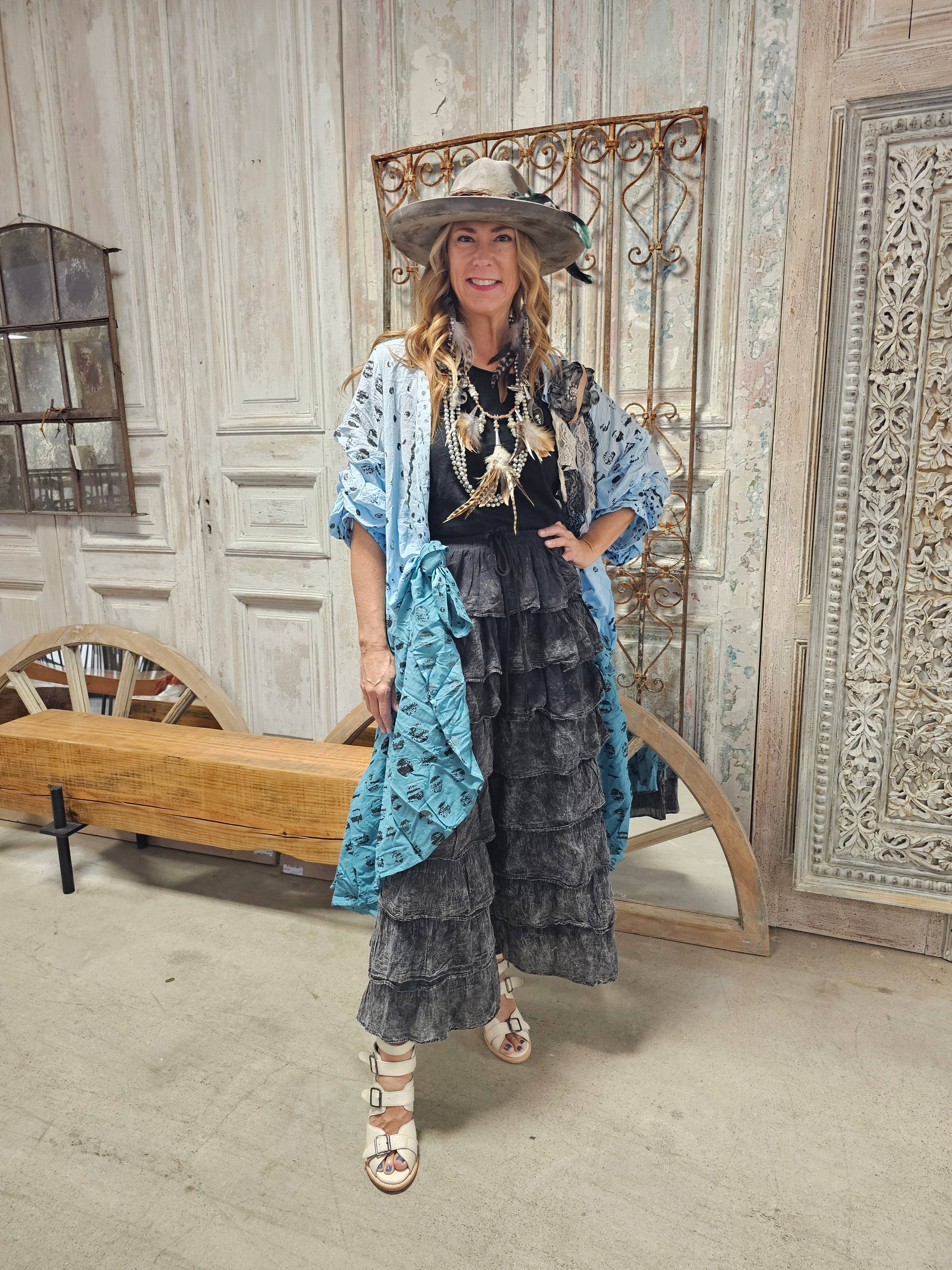 A Rare Bird Shop - Wholesale Jacket - Women's - Ombre Vintage Dot Duster1