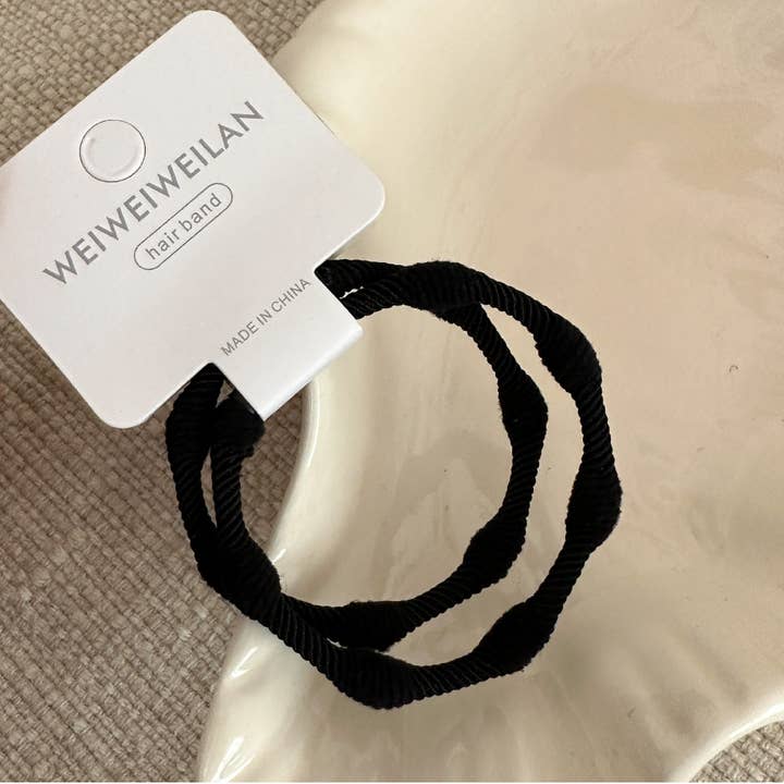 XO Fashion - Wholesale Hair Tie - HTY008 Morandi Color Korean Style Basic Ponytail Hair Tie2