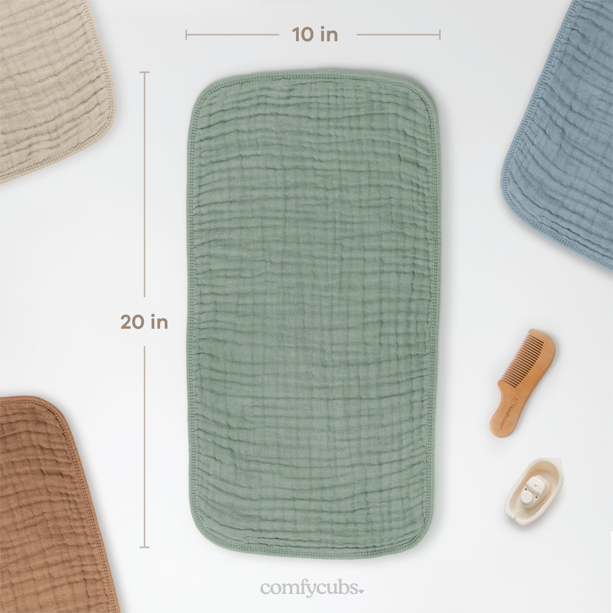 Comfy Cubs - Wholesale Burp Cloth - Baby - Baby Burp Cloths - 100% Muslin Cotton by Comfy Cubs143