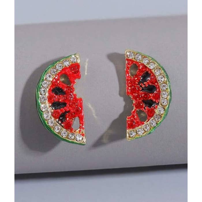 イヤリング Watermelon Earrings - Shourouk - Strass - Multi イヤリング Watermelon Earrings - Shourouk - Strass - Multi