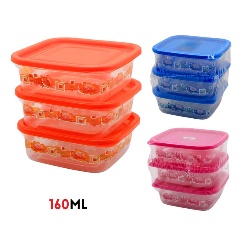 Deluxe Import Trading - Wholesale Food Storage Container - 3 pc Food Container Set0