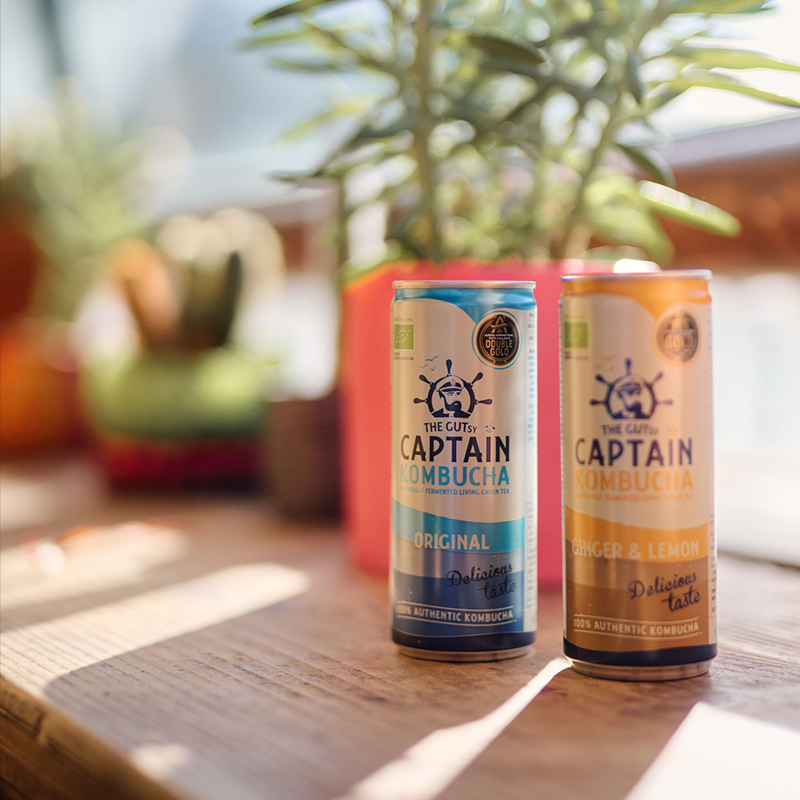 The GUTsy Captain Company - Wholesale Kombucha - GUTsy Captain Kombucha - Multiflavor Pack Can 20x250mL3