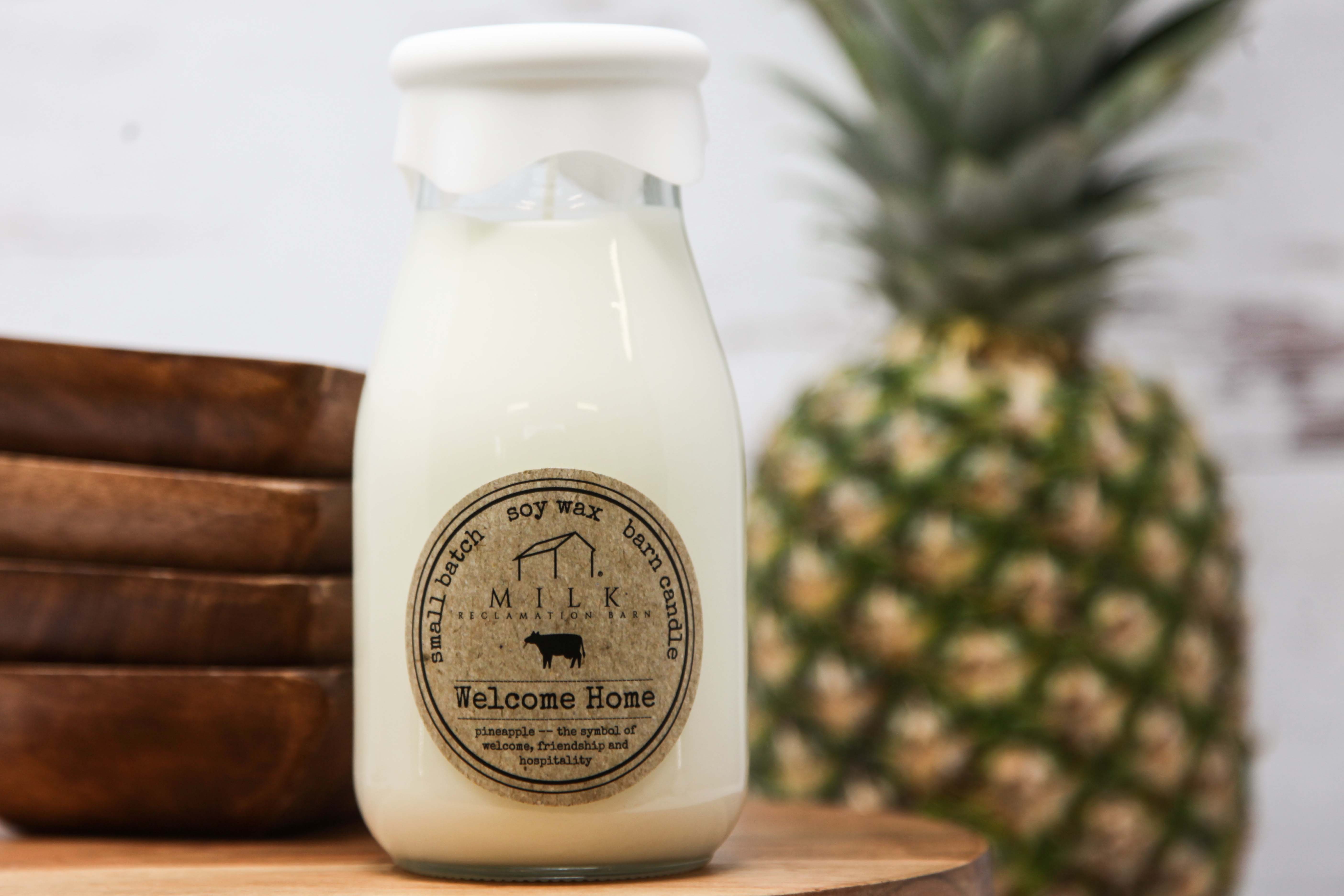 Milk Reclamation Barn - Wholesale Jar/Filled Candle - Milk Bottle Candle 13 oz33